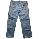 Wrangler Distressed Light Blue Jeans (36W)