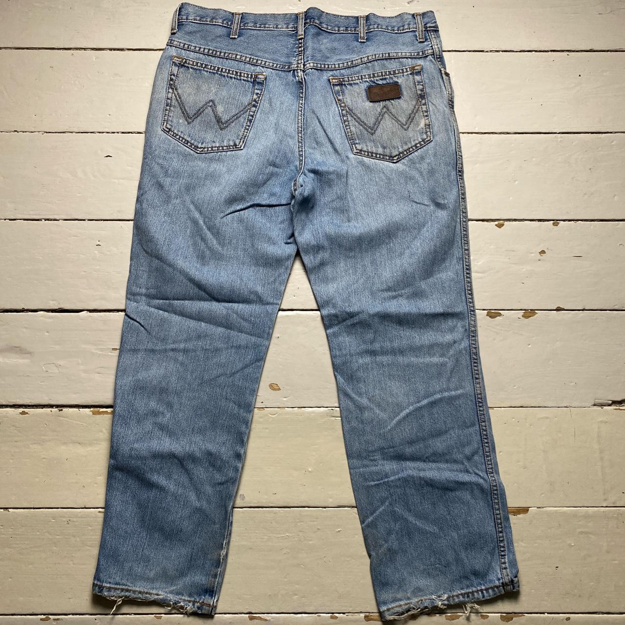 Wrangler Distressed Light Blue Jeans