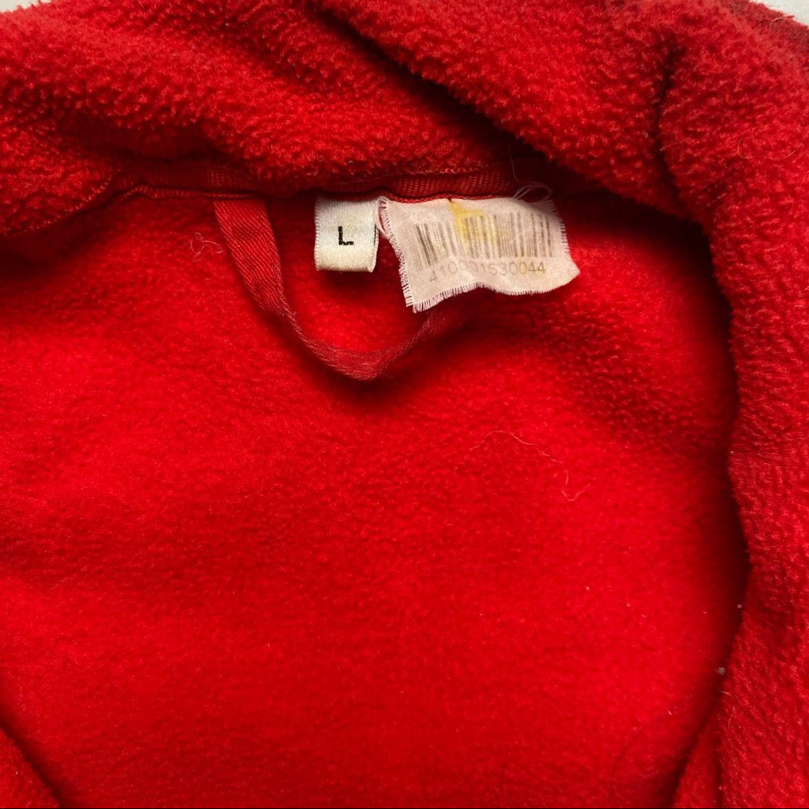 Royal Mail Fleece Red Reflective Zip Jumper (L)