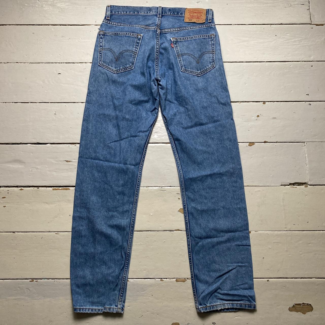 Levis 505 Baggy Light Blue Jeans