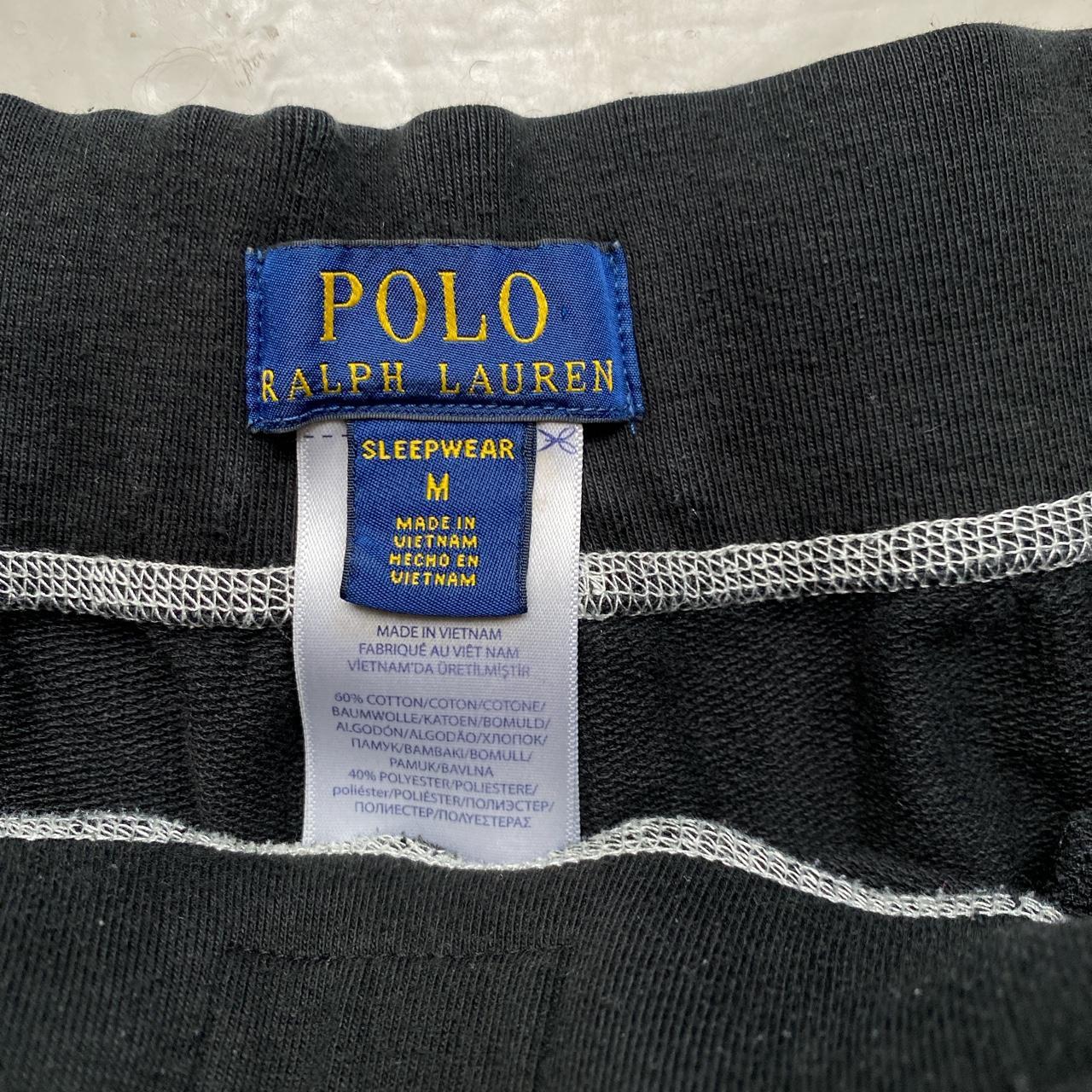 Polo Ralph Lauren Black and White Shorts