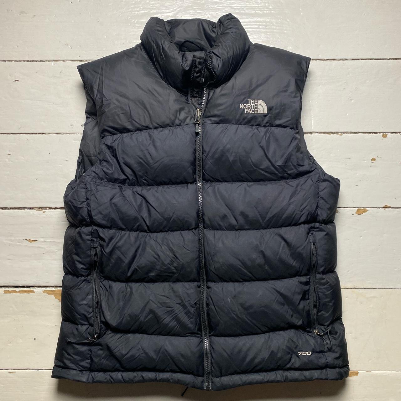 The North Face 6 Row Black and White Gilet