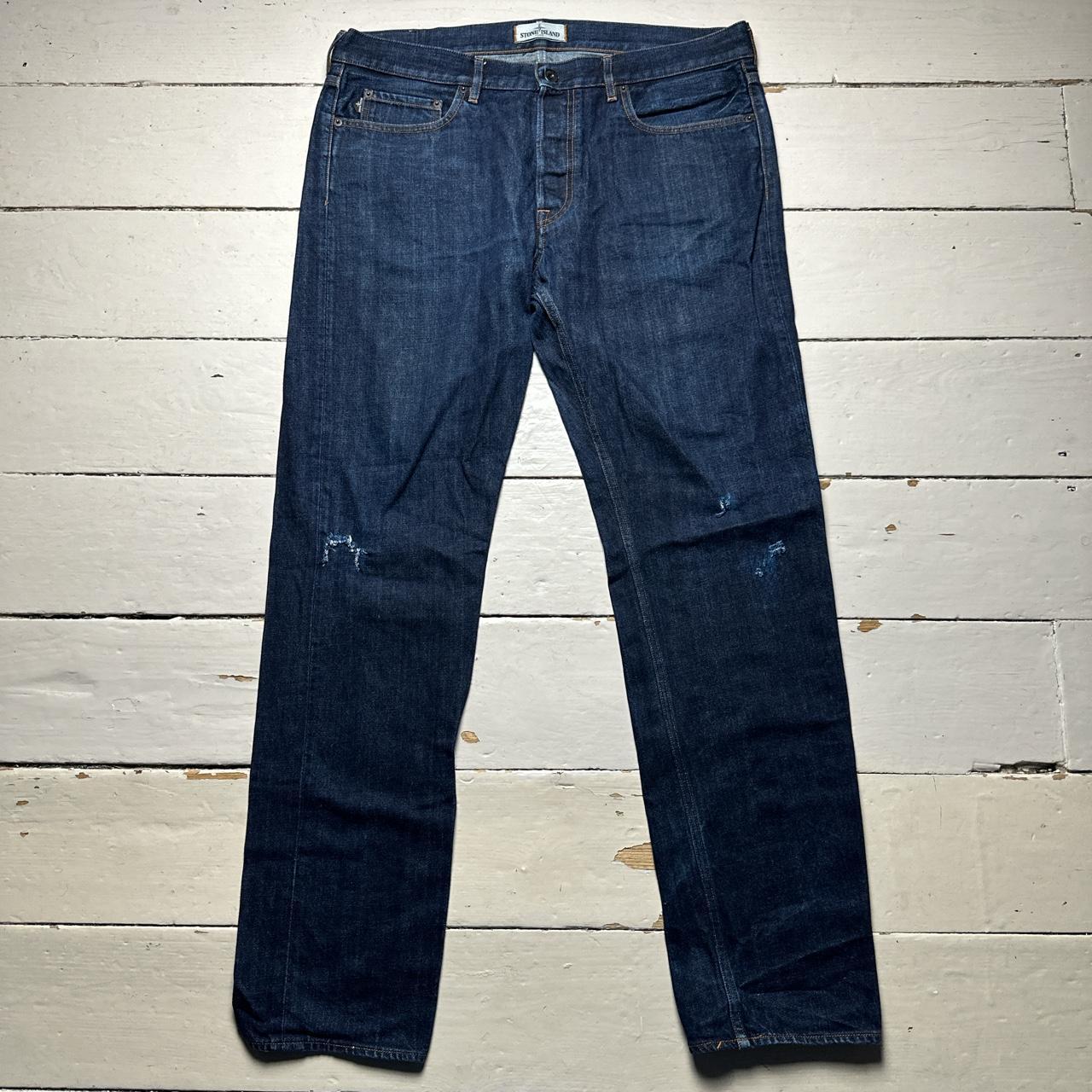 Stone Island Navy Slim Jeans