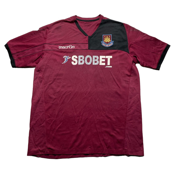 West Ham United Vintage Macron Training T Shirt Jersey (3XL)