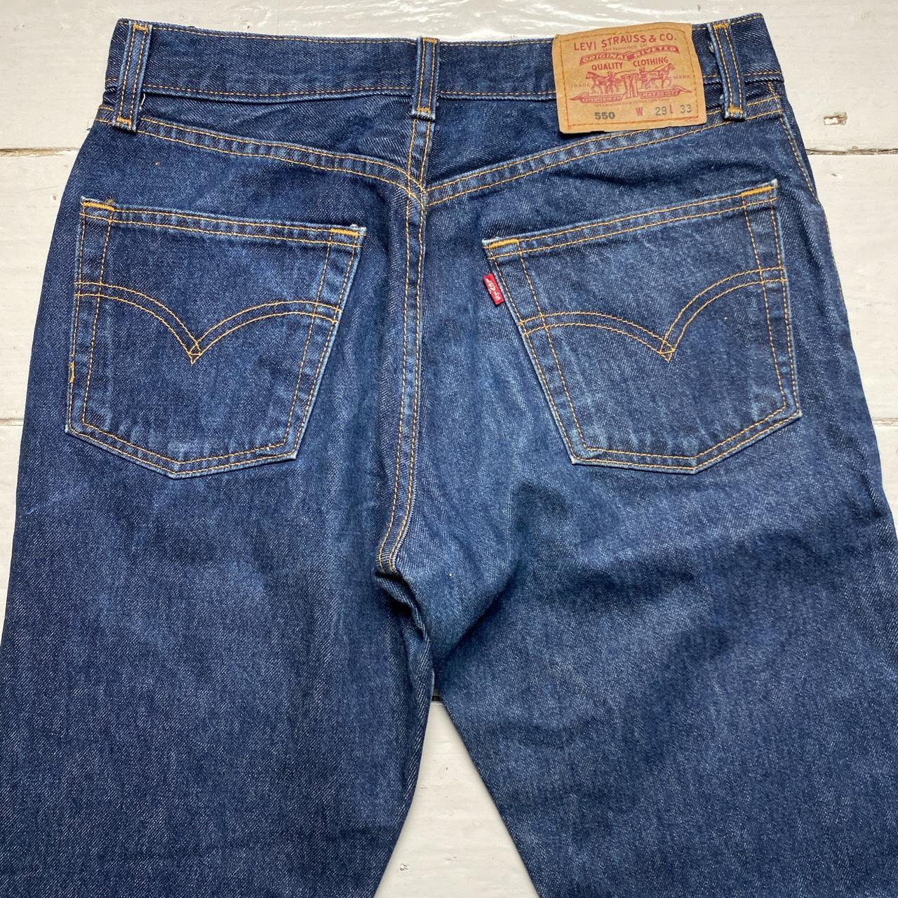 Levis 550 Dark Navy Baggy Jeans