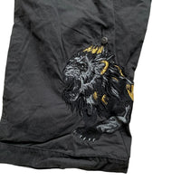 Ringspun Vintage Eagle Snake Japanese Embroidery Cargo Parachute Baggy Trousers (W36)