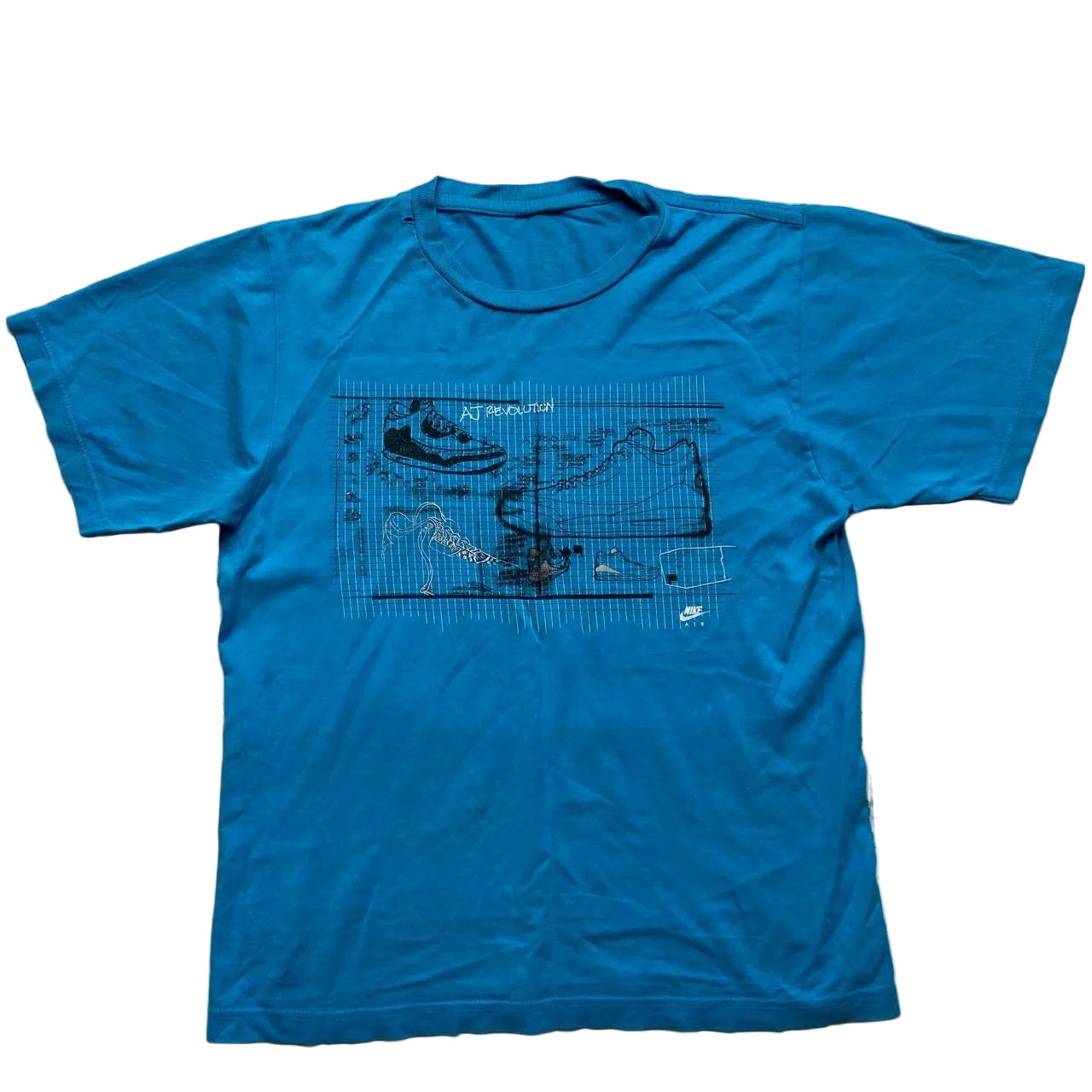 Nike Air Blue Jordan 3 Evolution T Shirt