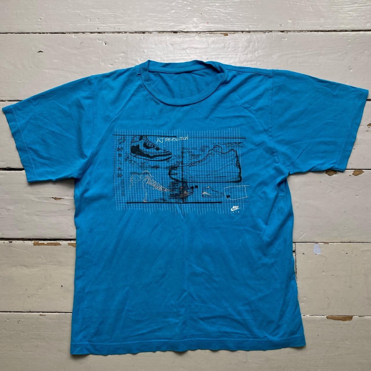 Nike Air Blue Jordan 3 Evolution T Shirt