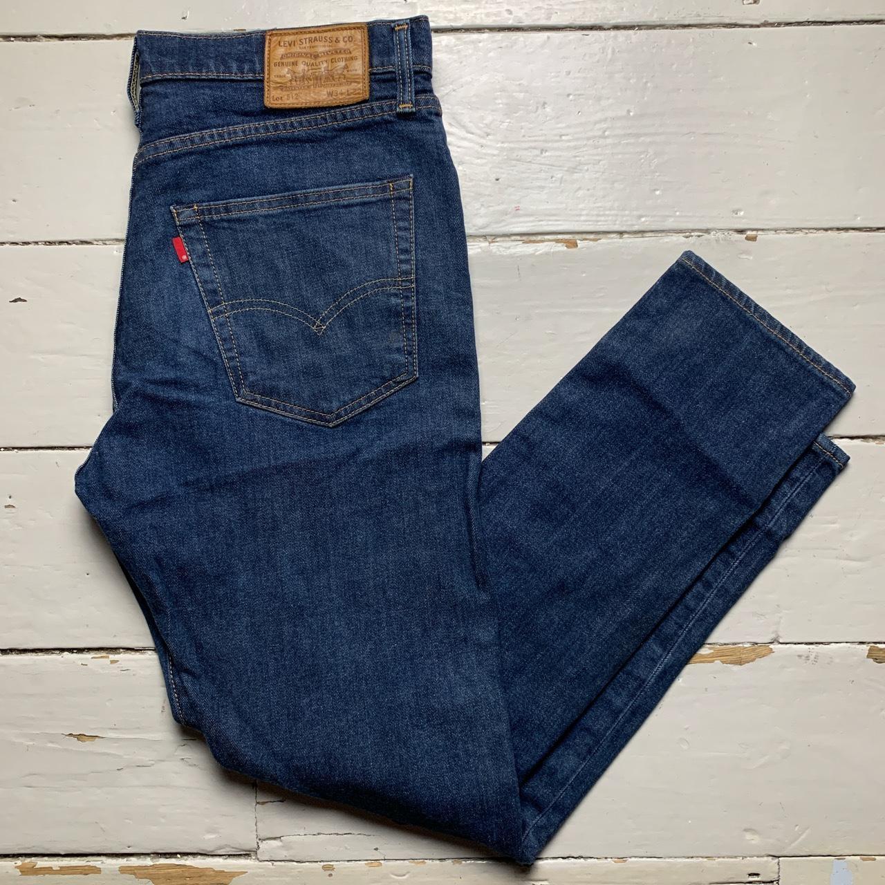 Levis 512 Navy Slim Jeans