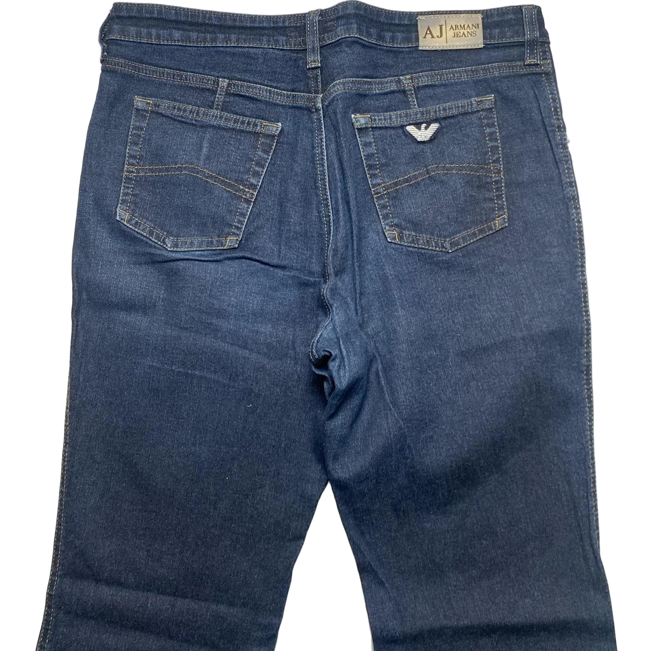 Armani Womens Flared Dark Navy Jeans (32W)