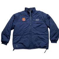 West Ham United Vintage Fila Hammers Puffer Coat (L)