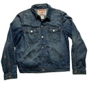 True Religion Johnny Jacket Denim Distressed Jacket (3XL)