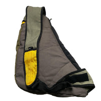 Nike Vintage 90’s 00’s Sling Cross Body Bag Khaki Green Black and Yellow