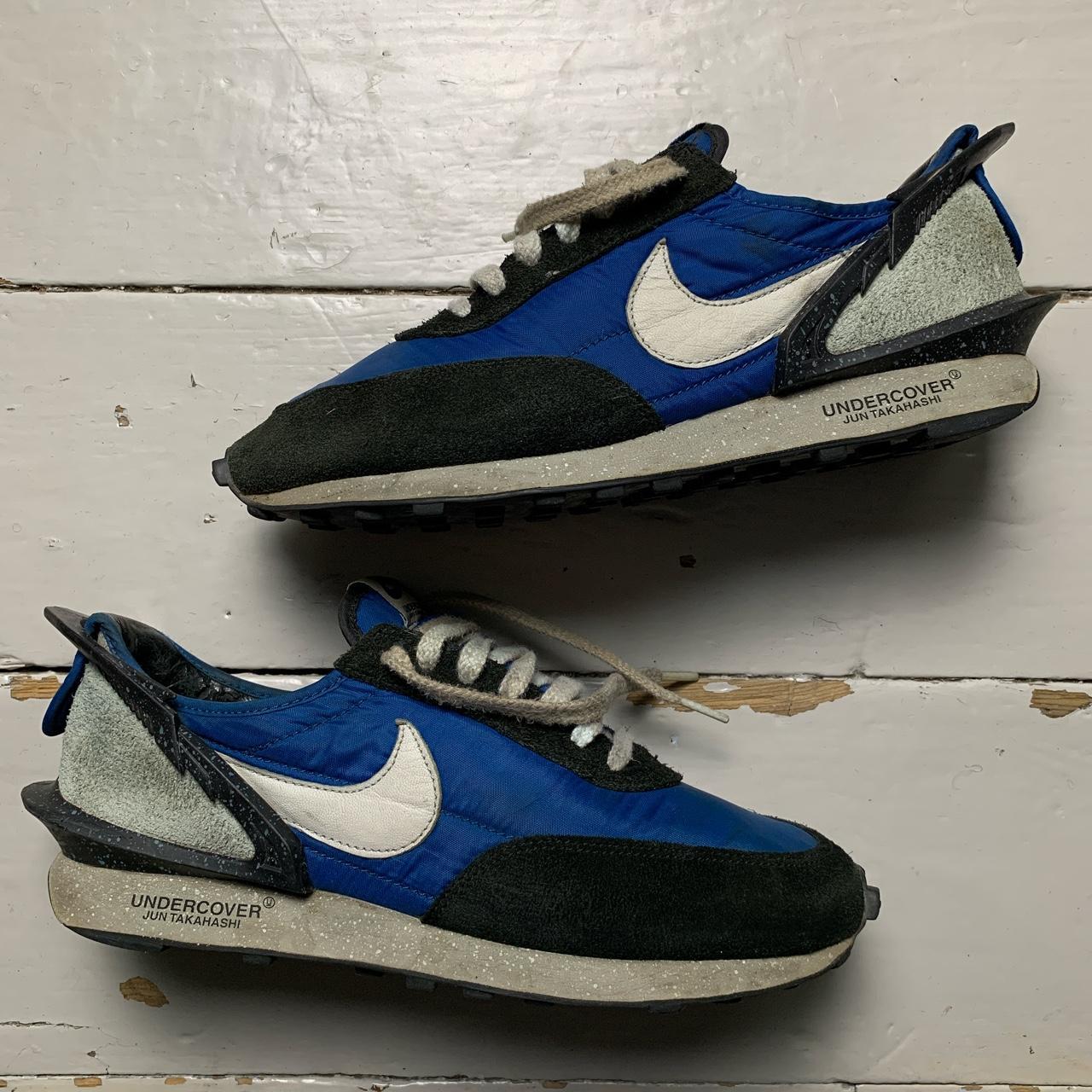 Nike Undercover Sacai Waffle Daybreak Black White and Blue