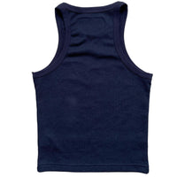 Corteiz Navy and White Womens Vest Tank Top (L)