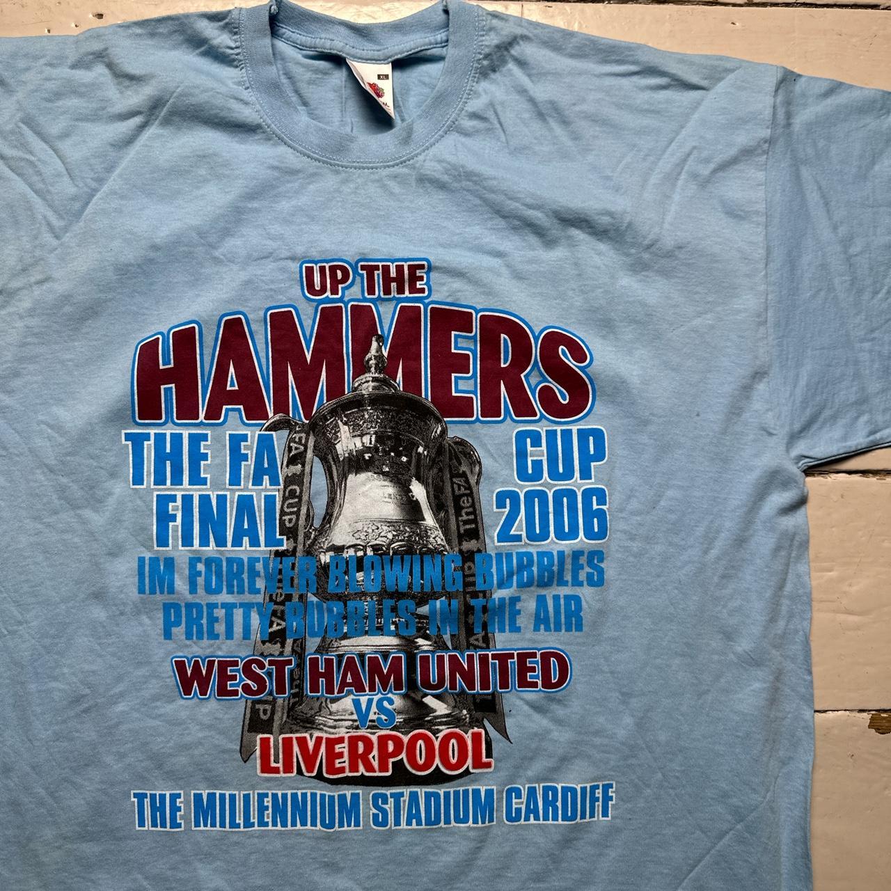 West Ham FA Cup Final 2006 Football Vintage T Shirt