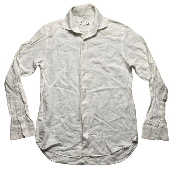 Reiss White Long Sleeve Shirt (L)