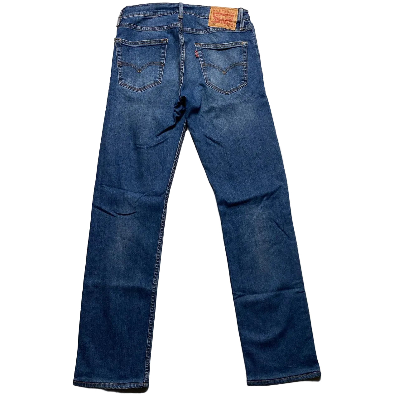 Levis 513 Navy Straight Jeans (30W)