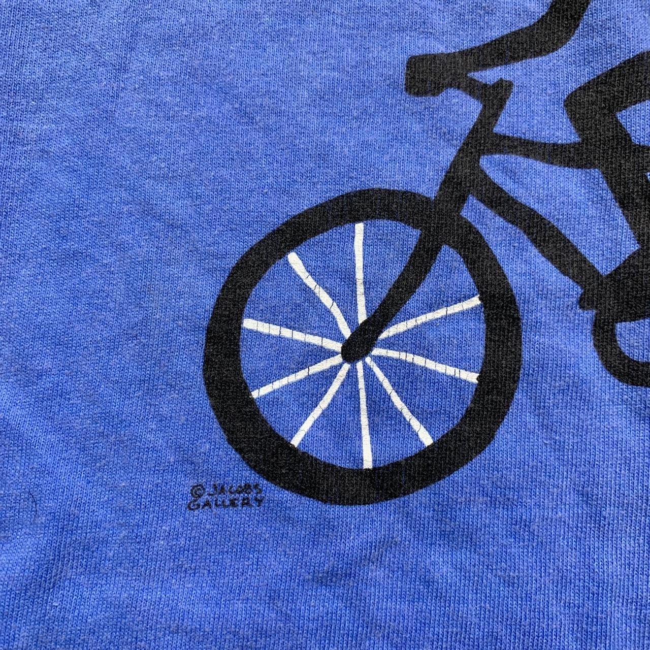 Life is Good Jacobs Gallery Bicycle Vintage 90s Single Stitch T Shirt