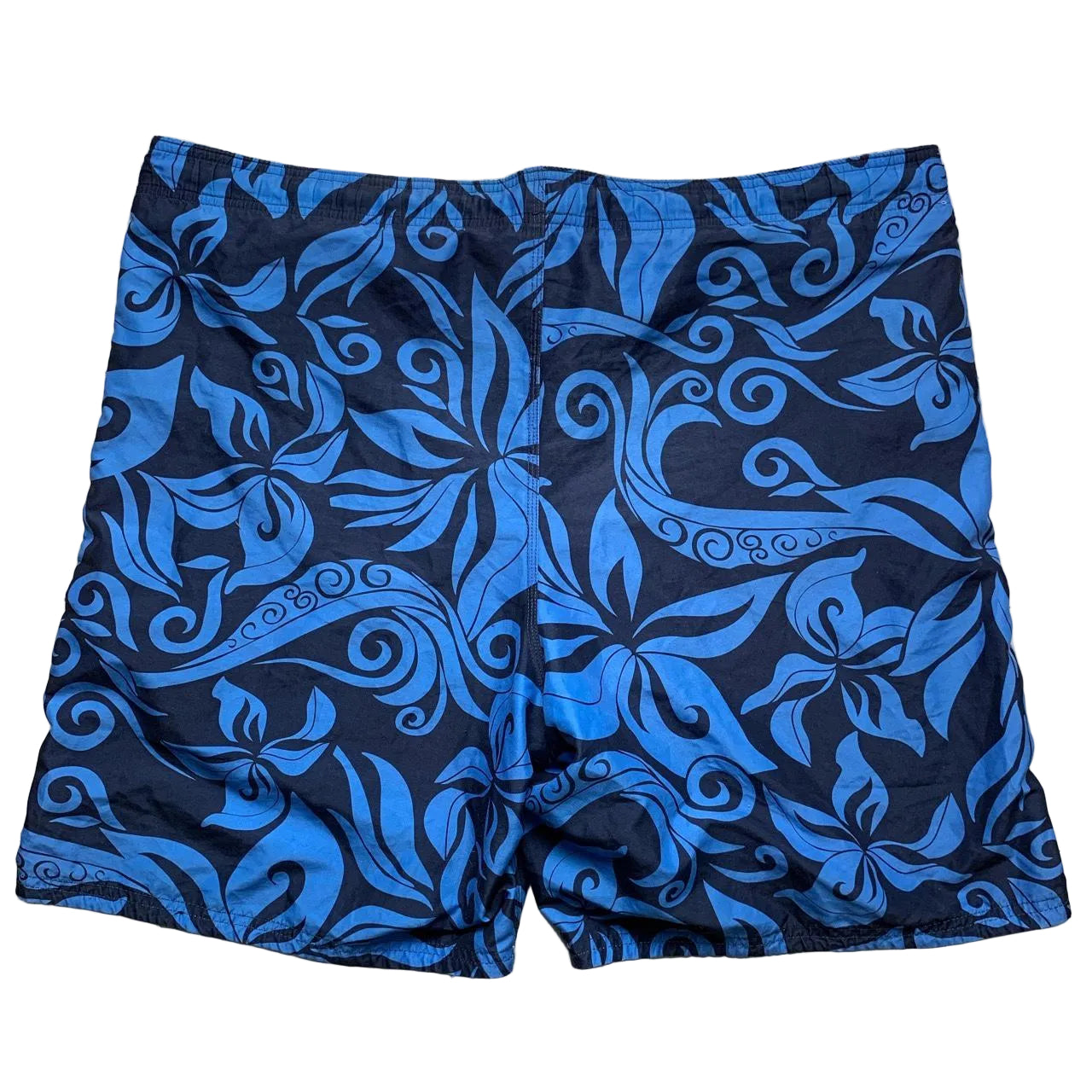 Nike Floral Swim Shorts Navy Blue (XL)