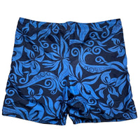 Nike Floral Swim Shorts Navy Blue (XL)