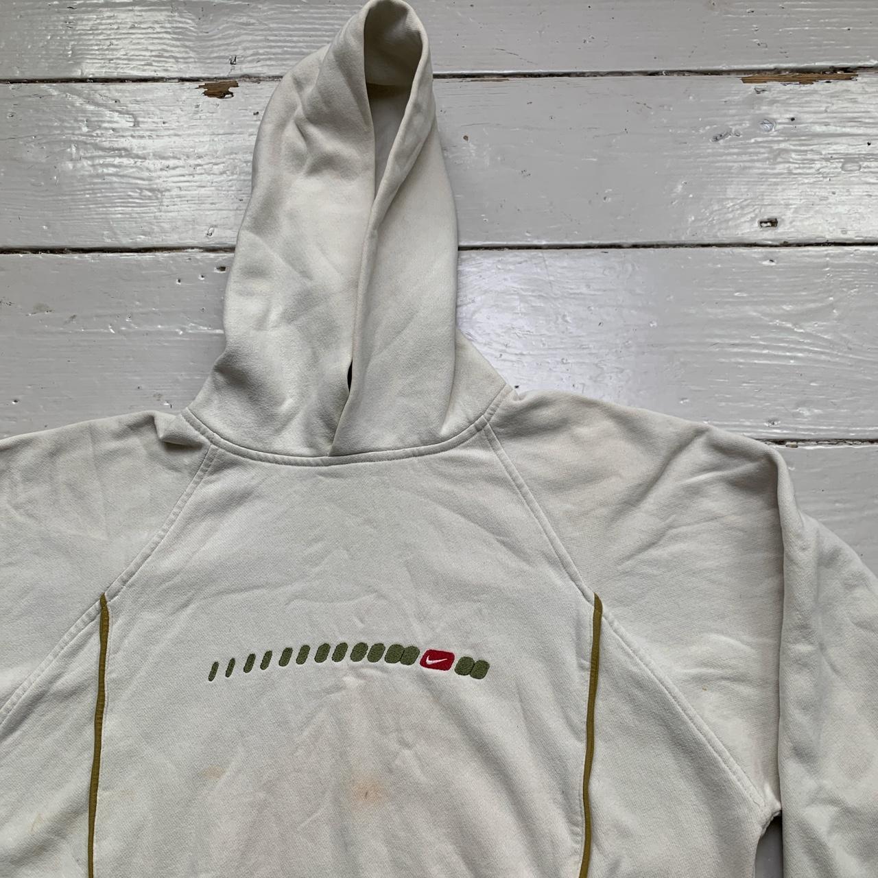 Nike Vintage Hexi Cream and Red Hoodie