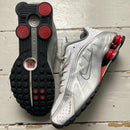Nike Shox R4 Silver White and Red OG