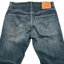 Levis 505 Navy Blue Jeans (32W)