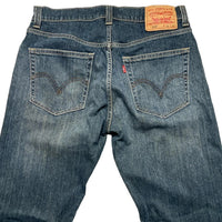 Levis 505 Navy Blue Jeans (32W)