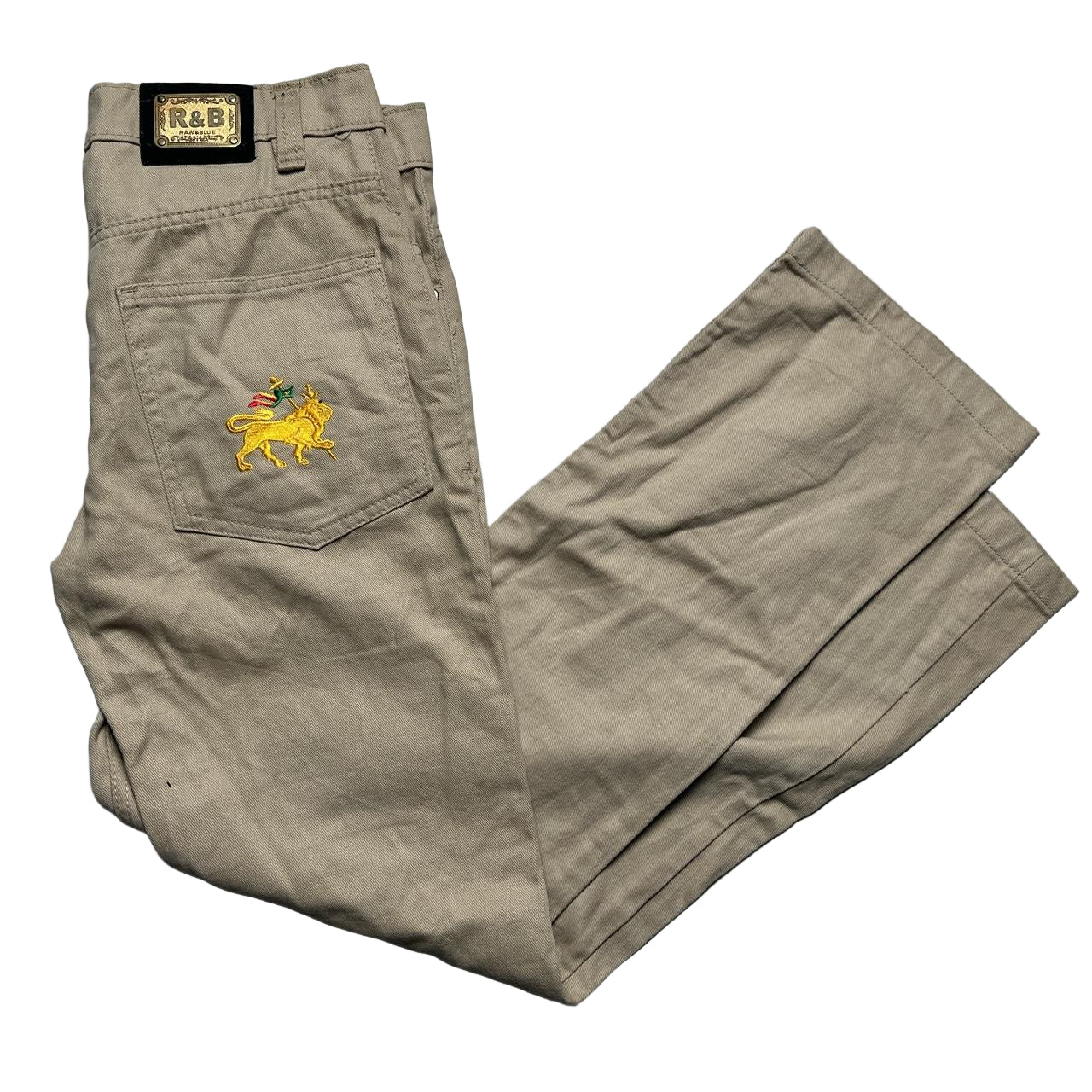 Raw Blue Vintage Rasta Khaki Beige Jeans – Wear Garson