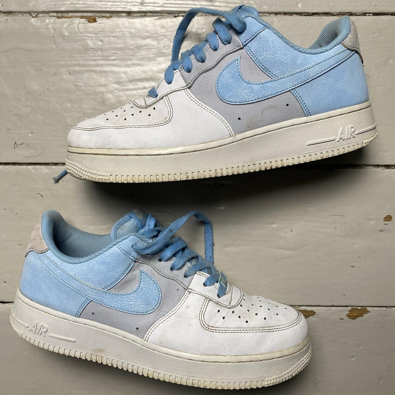 Nike Air Force 1 White Light UNC Blue