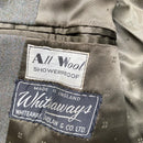 Aquascutum Vintage Green Wool Long Trench Coat (XL)
