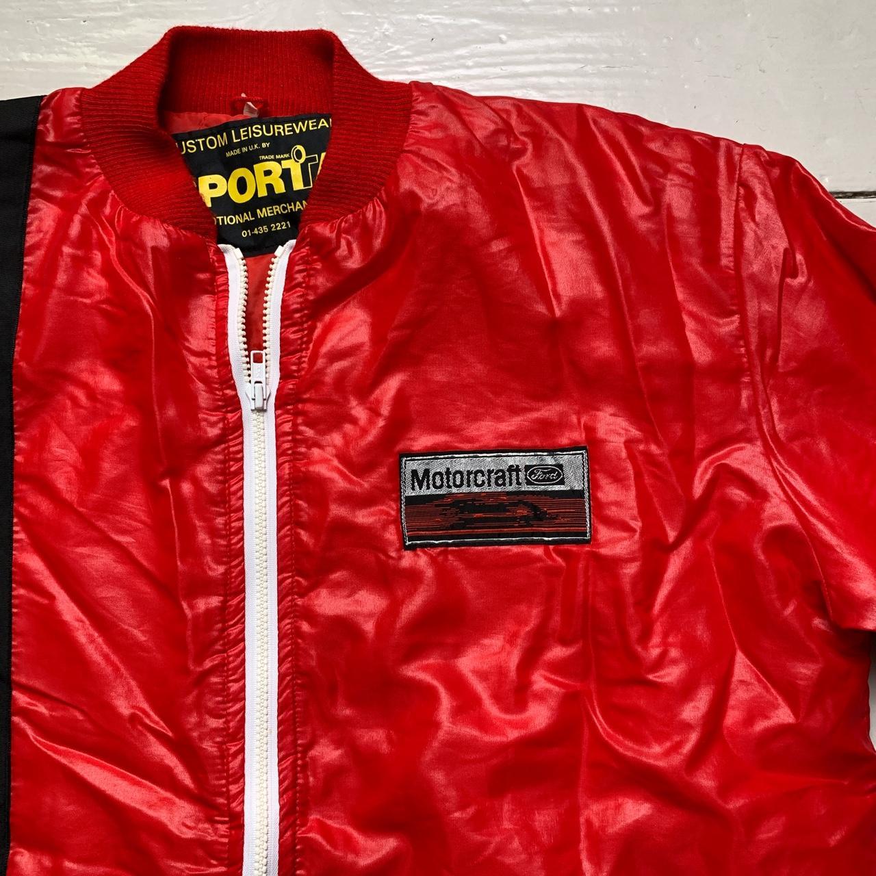 Ford Motorcraft Red Bomber Jacket