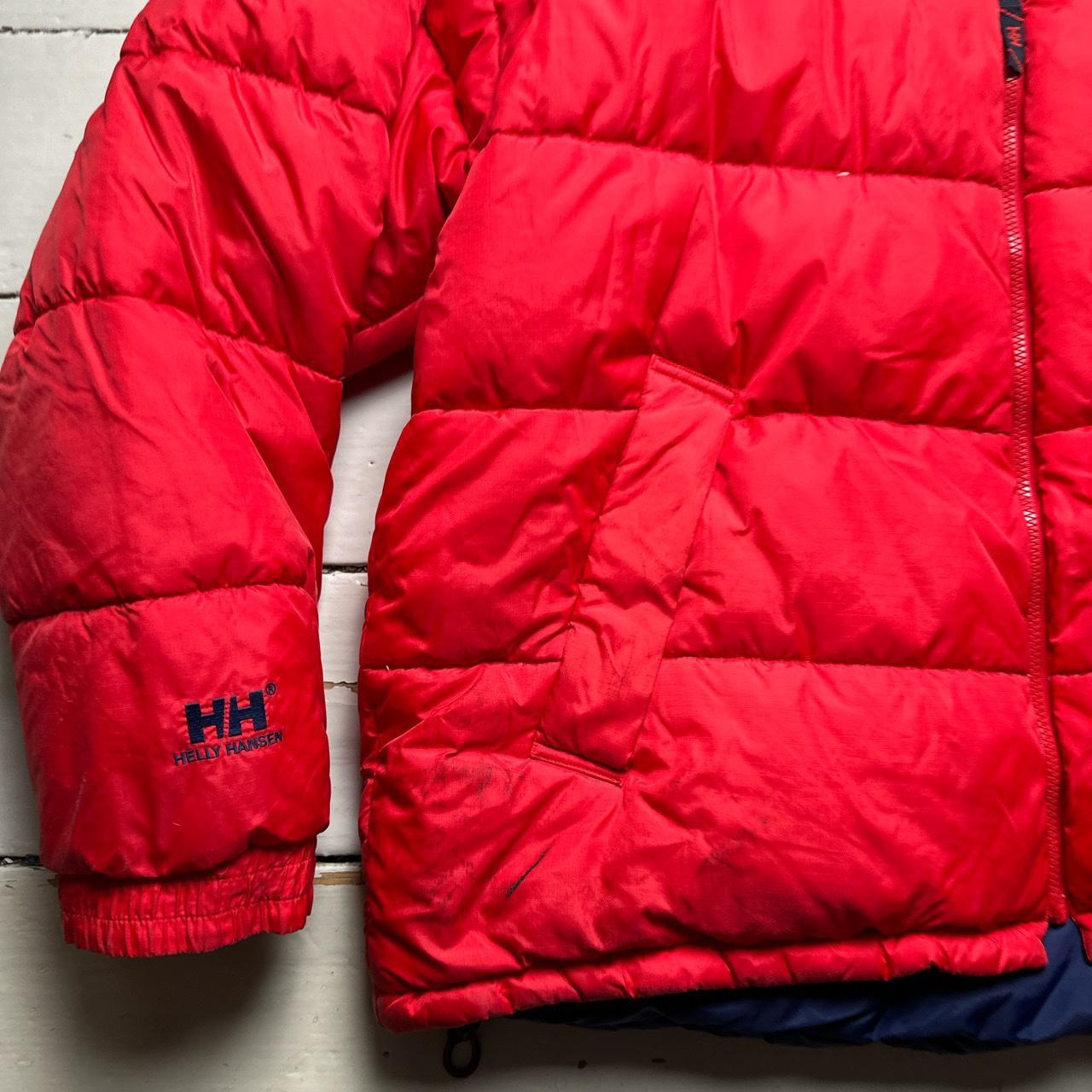 Helly Hansen Reversible Navy and Red Puffer Jacket