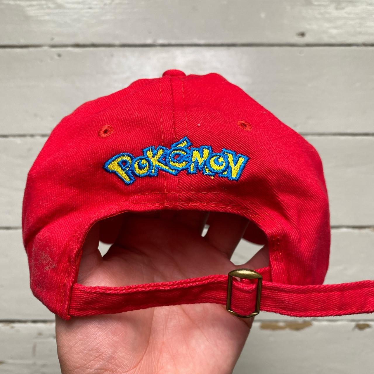 Pokemon Vintage Red and White Cap