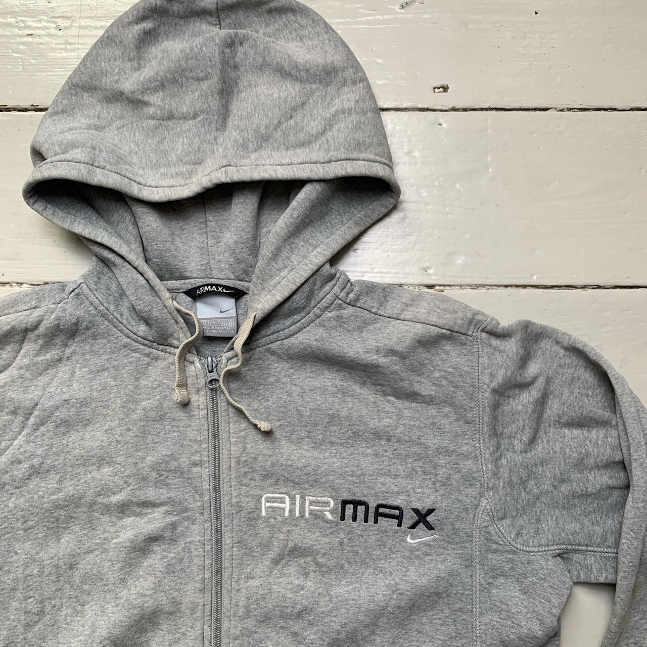 Nike Air Max Swoosh Vintage Spellout Grey Hoodie