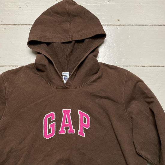 Gap Brown and Pink Hoodie Womens