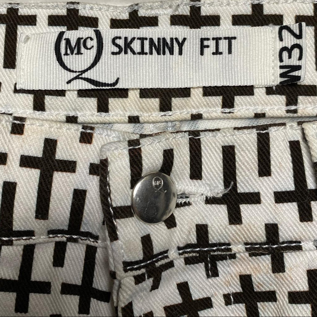 Alexander McQueen Vintage Cross Monogram Trousers (32W)