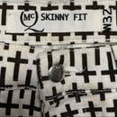 Alexander McQueen Vintage Cross Monogram Trousers (32W)