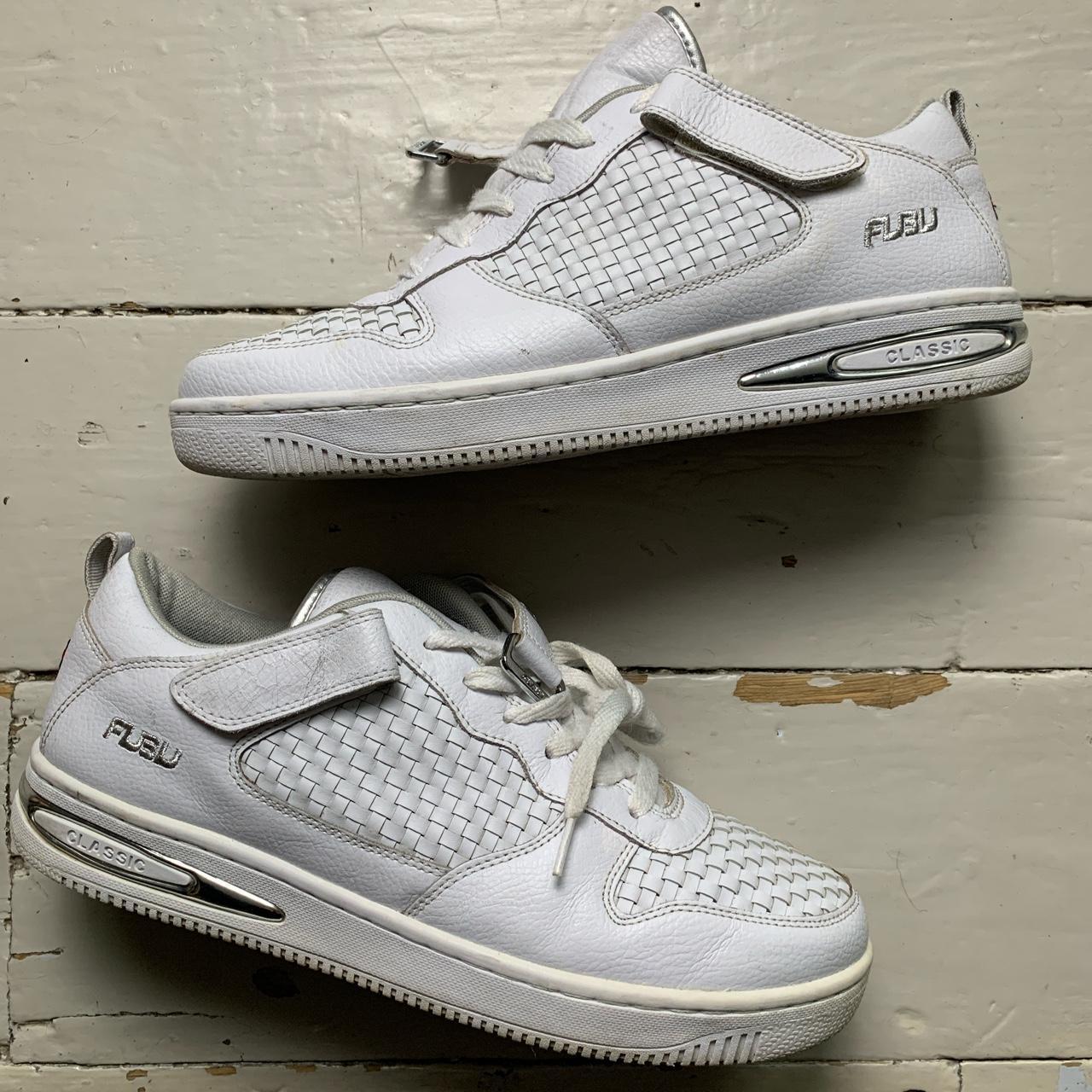 FUBU White and Silver Trainers