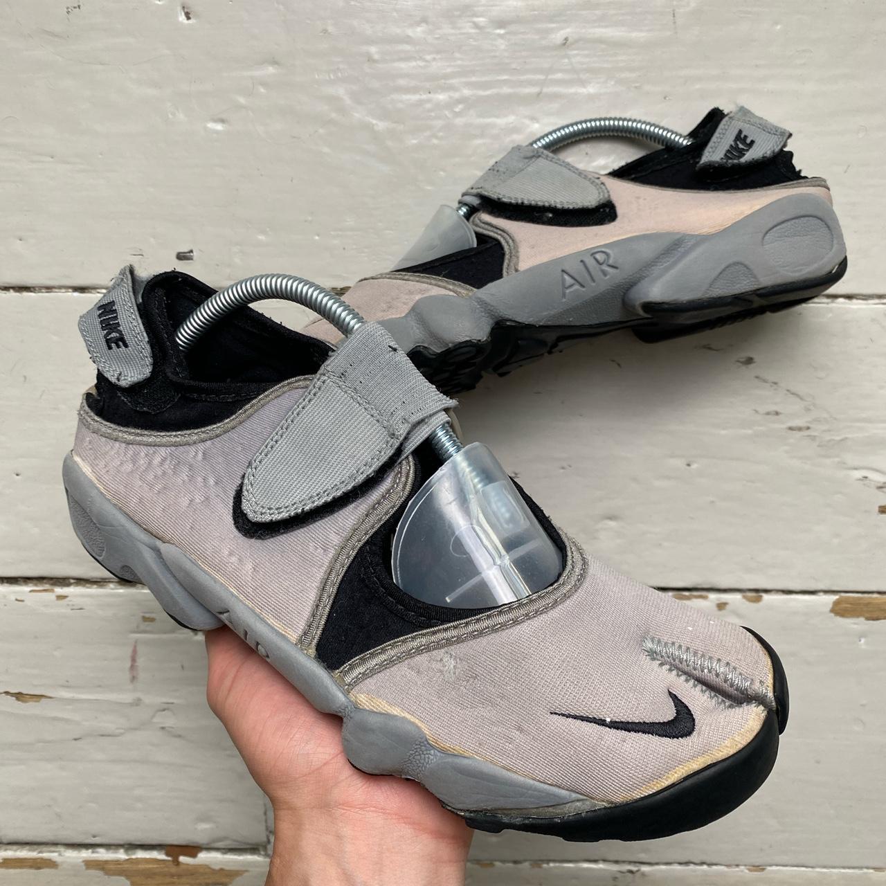 Nike Air Rift Grey and Black Tabi Toe Sample Trainers