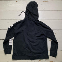 Nike Just Do It Black White and Red Hoodie