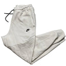 Nike Tech Fleece New Season Pure White Jogger Bottoms (L)