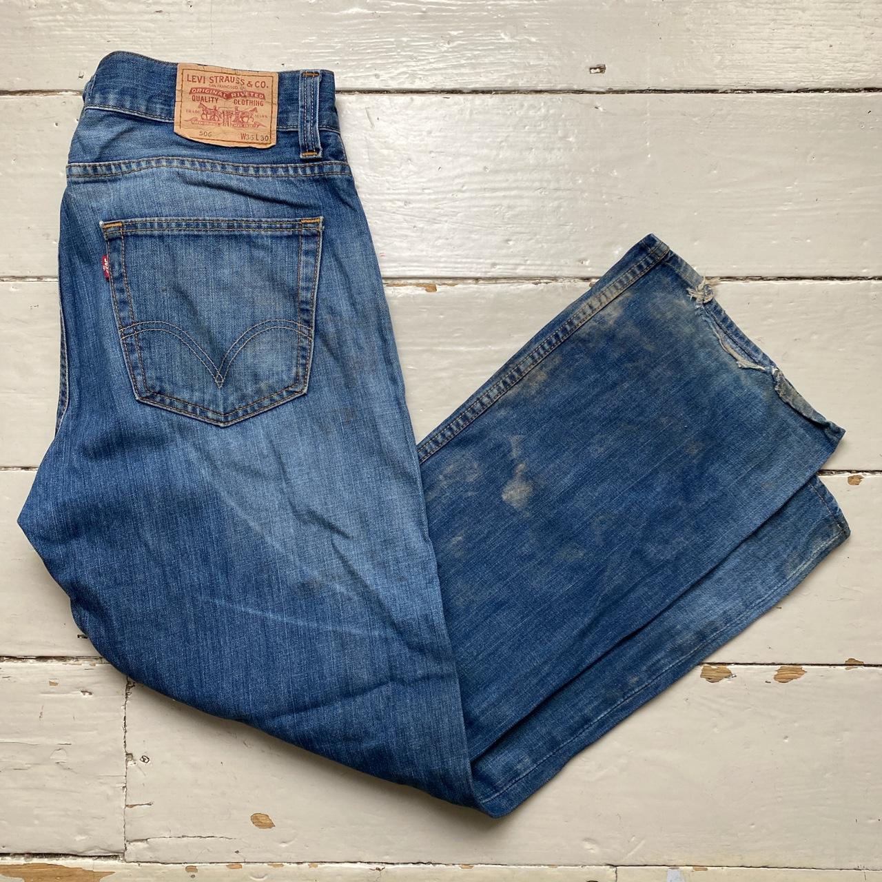 Levis 506 Vintage Baggy Distressed Jeans