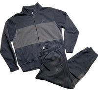 Nike Swoosh Black and Grey full Tracksuit (M)