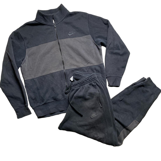 Nike Swoosh Black and Grey full Tracksuit (M)