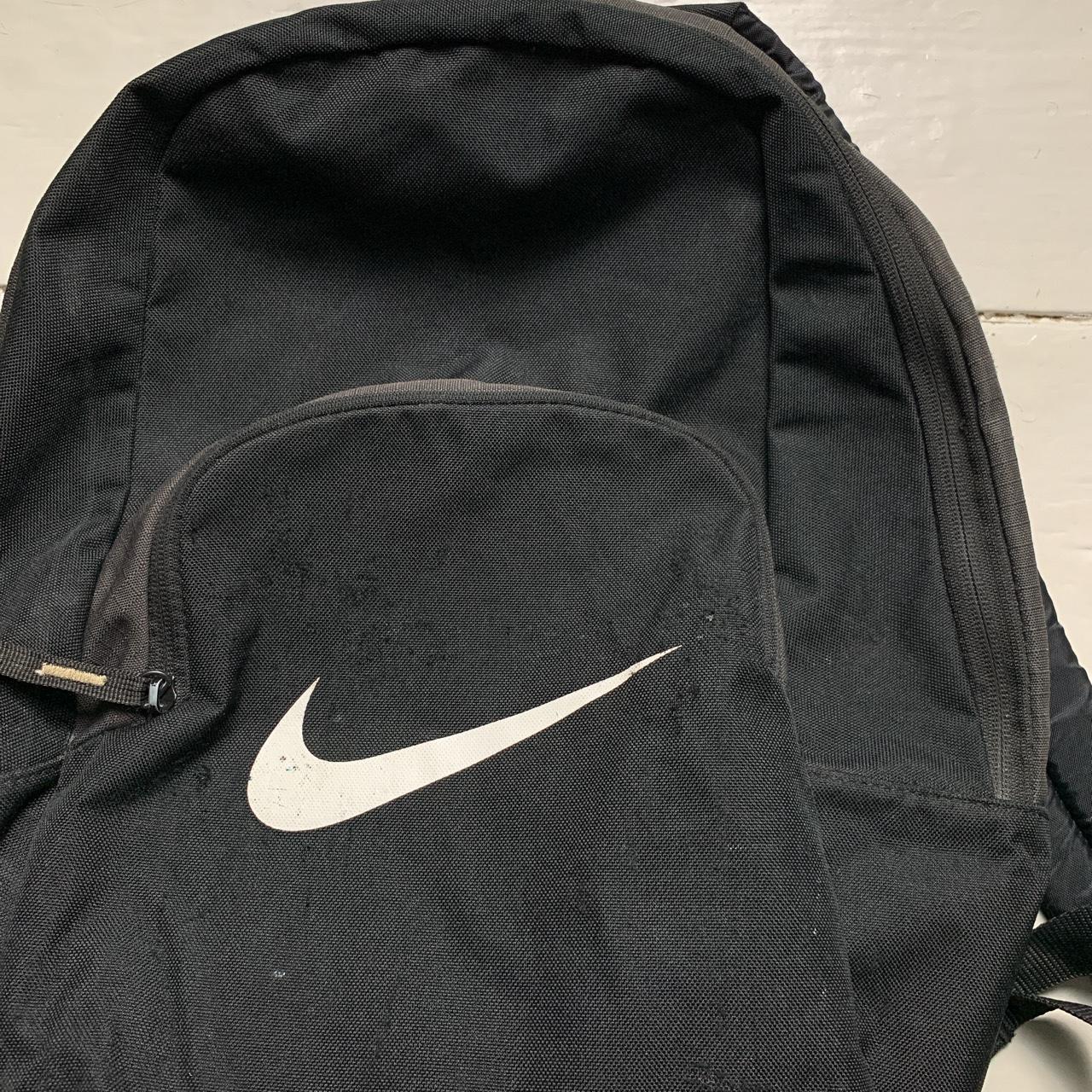 Nike Swoosh Black and White Backpack Rucksack Bag