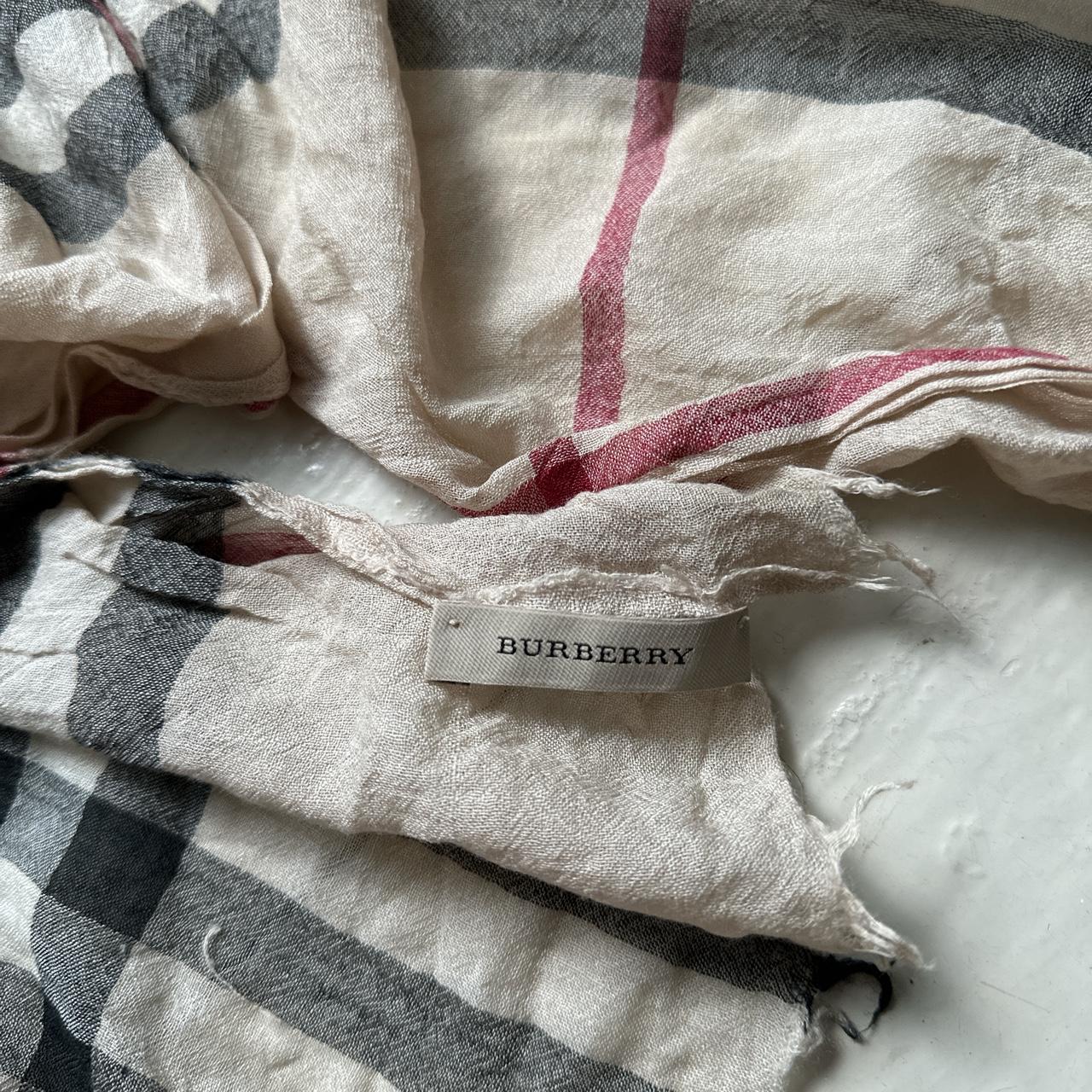 Burberry Nova Check Silk Scarf Wrap