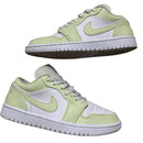 Jordan 1 Low White and Pastel Citron Yellow (UK 6.5)