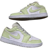 Jordan 1 Low White and Pastel Citron Yellow (UK 6.5)